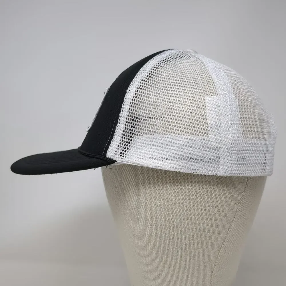 Spirit Trucker Hat Black White One Size Hugh Mungus Deck Builders Mesh Snapback